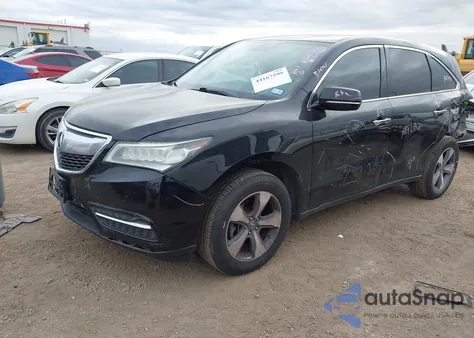 2014 Acura Mdx из США, поврежденный, VIN 5FRYD3H22EB017114